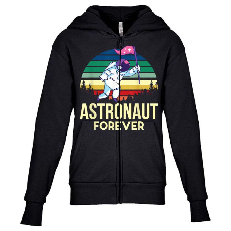 Space Astronaut Retro Planets Solar System Galaxy Milky Way T Shirt Youth Zipper Hoodie by riogasehzilahiy | Artistshot