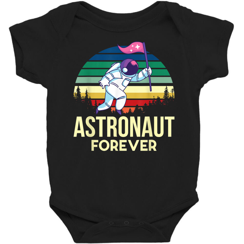 Space Astronaut Retro Planets Solar System Galaxy Milky Way T Shirt Baby Bodysuit by riogasehzilahiy | Artistshot