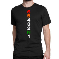 Motorcycle Gear Shift 1n23456 Biker T Shirt Classic T-shirt | Artistshot