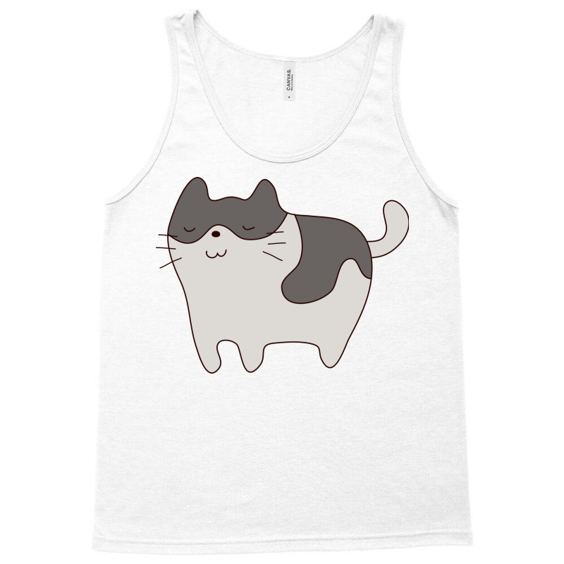 Lazy Cat Tank Top by Visualism | Artistshot