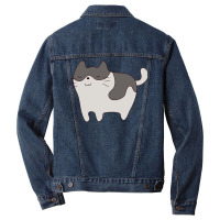 Lazy Cat Men Denim Jacket | Artistshot