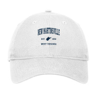 New Martinsville West Virginia Wv Vintage Athletic Navy Spor T Shirt Adjustable Cap | Artistshot