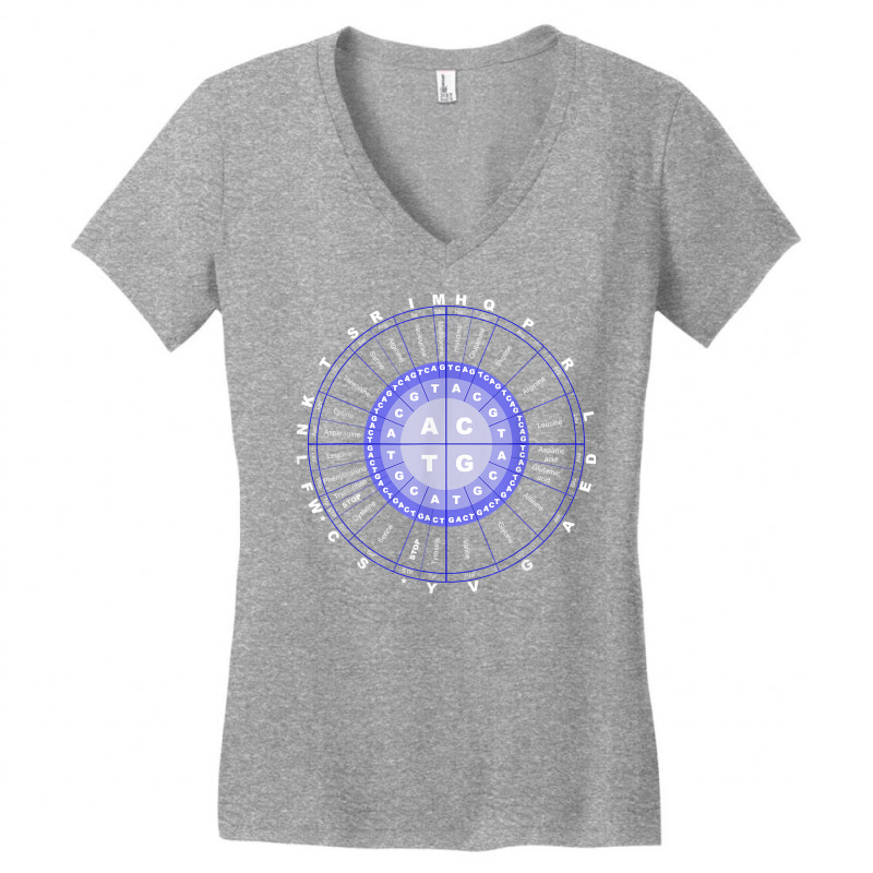 Amino Acid Wheel Science Dna Genetics Scientist Gift T Shirt Women's V-Neck T-Shirt by caulkyuladdenrxi | Artistshot