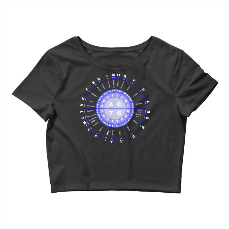 Amino Acid Wheel Science Dna Genetics Scientist Gift T Shirt Crop Top by caulkyuladdenrxi | Artistshot