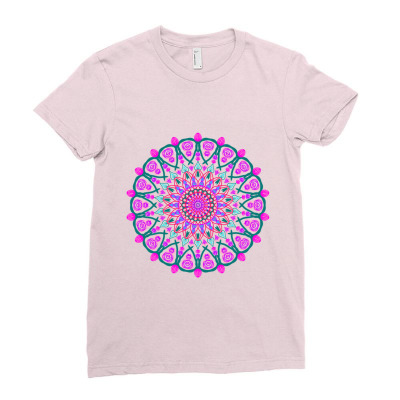 Flora Ladies Fitted T-shirt Designed By Nishtha Art
