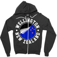 Wellington New Zealand T Shirt Zipper Hoodie | Artistshot