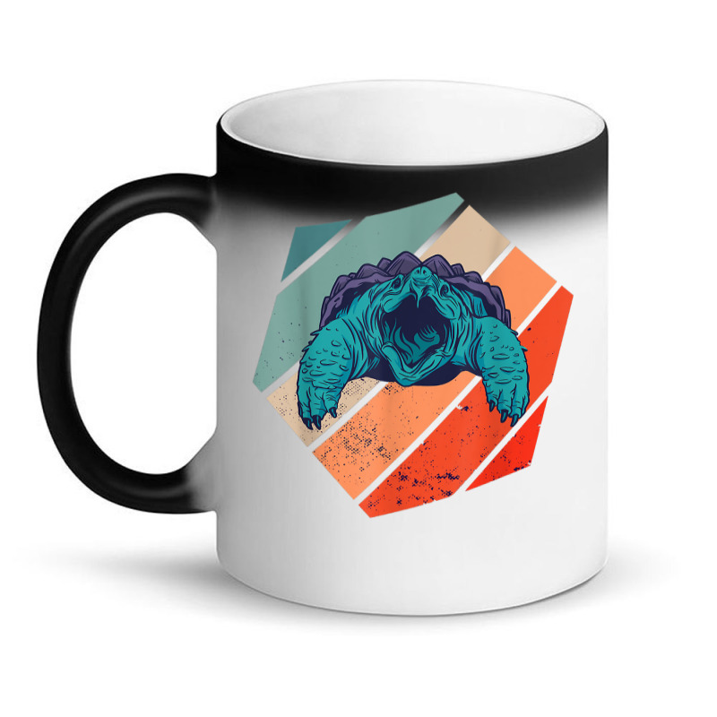 Snapping Turtle Hexa Retro Sea Animal Snapping Turtle Lover T Shirt Magic Mug | Artistshot