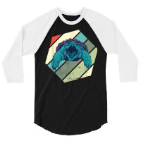 Snapping Turtle Retro Hexa Snapping Turtle Lover Sea Animal T Shirt 3/4 Sleeve Shirt | Artistshot