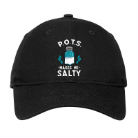 Pots Awareness Salty Dysautonomia Turquoise Salt Shaker T Shirt Adjustable Cap | Artistshot