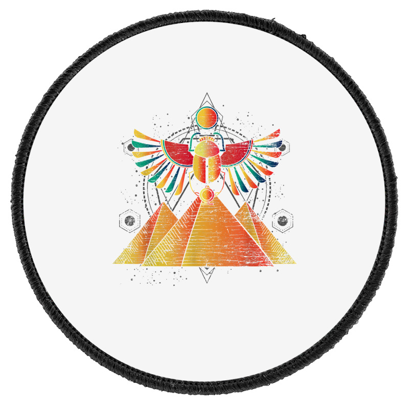 Historian Proud Egyptian Gift Tut Ankh Pyramid Ancient Egypt T Shirt Round Patch | Artistshot