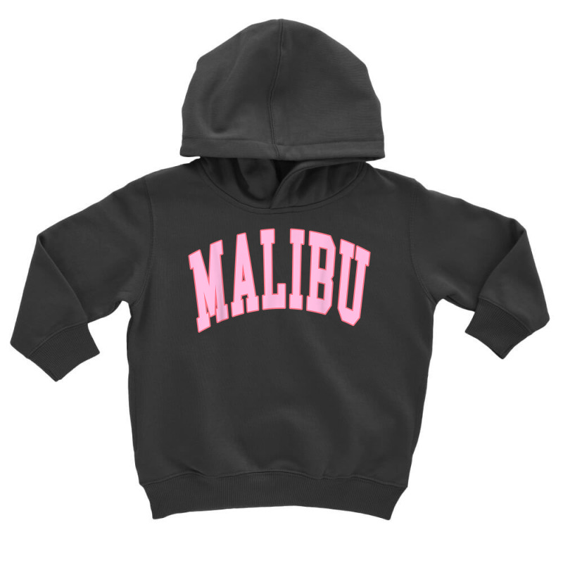 Preppy Varsity Pink Malibu California' Sticker