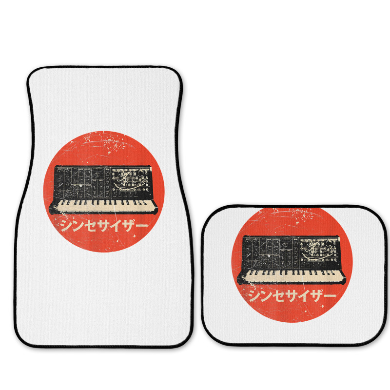 Vintage Synthesizer   Japanese Analog Retro T Shirt Full Set Car Mats | Artistshot