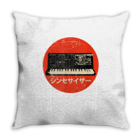 Vintage Synthesizer   Japanese Analog Retro T Shirt Throw Pillow | Artistshot