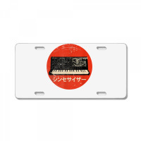 Vintage Synthesizer   Japanese Analog Retro T Shirt License Plate | Artistshot