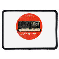 Vintage Synthesizer   Japanese Analog Retro T Shirt Rectangle Patch | Artistshot