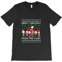 Merry Christmas From The Peanuts Gang T-shirt | Artistshot