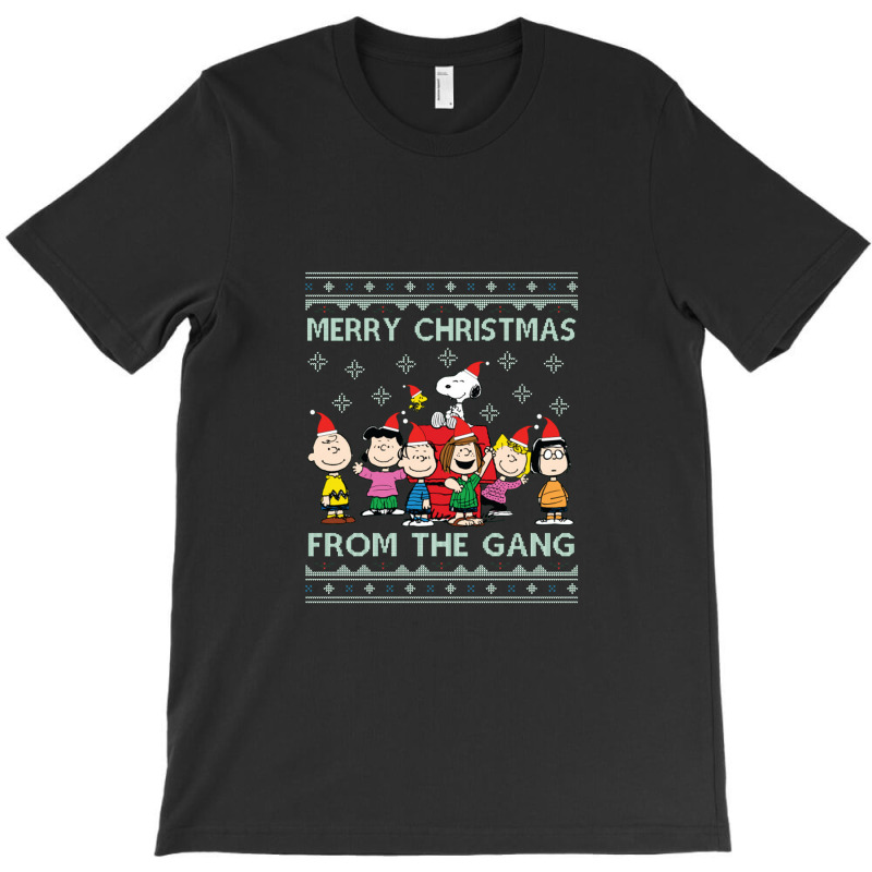 Merry Christmas From The Peanuts Gang T-shirt | Artistshot