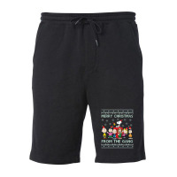 Merry Christmas From The Peanuts Gang Fleece Short | Artistshot