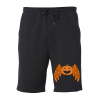 Flying Monster Pumpkin Fleece Short | Artistshot