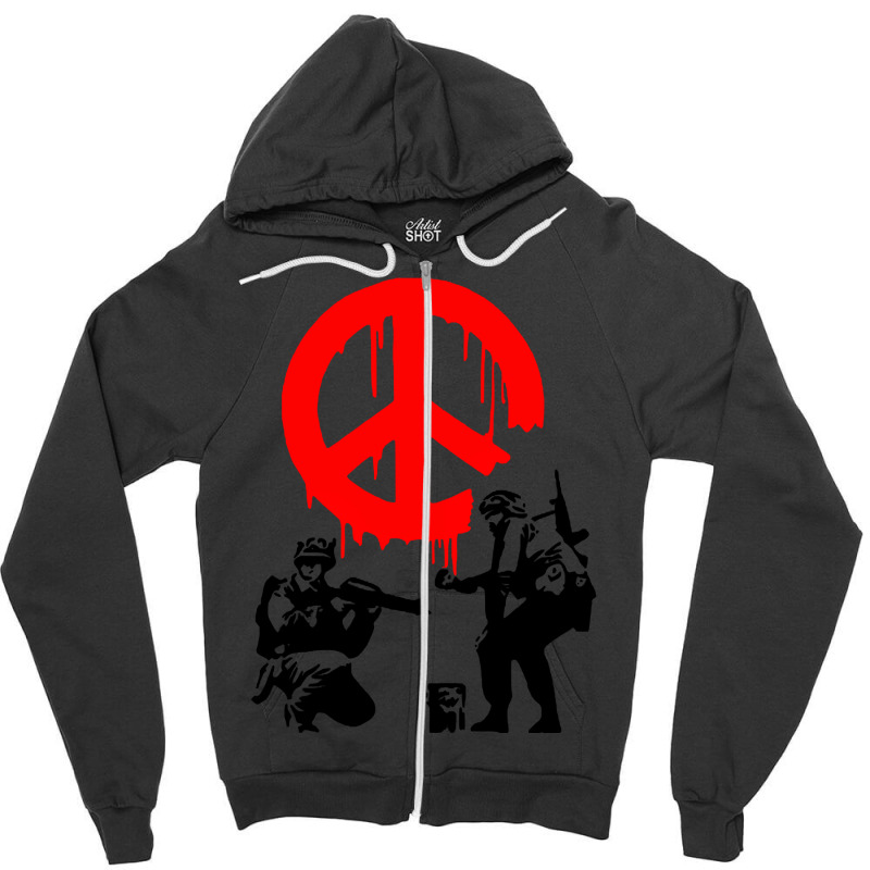 Vintage  Military My Favorite People Zipper Hoodie | Artistshot