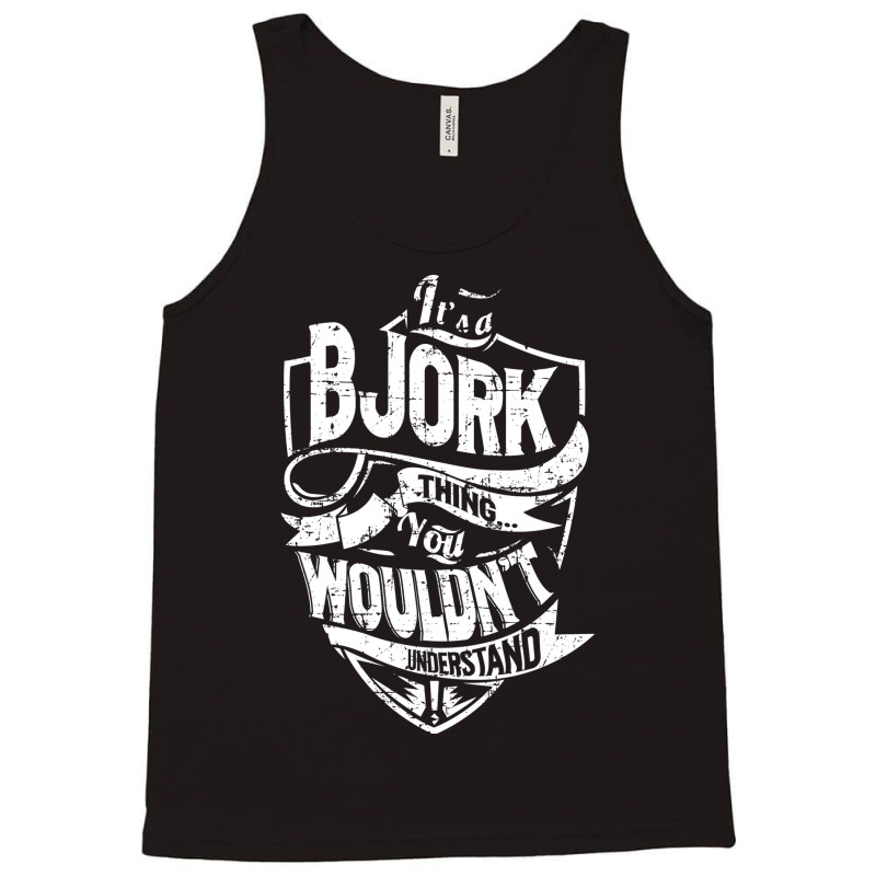 Vintage Graphic Bjorks Man Music Tank Top by Artist-Mauricio | Artistshot