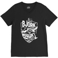 Vintage Graphic Bjorks Man Music V-neck Tee | Artistshot