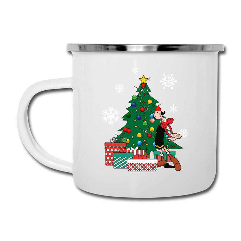 Olive Oyl Around The Christmas Tree Popeye Camper Cup | Artistshot