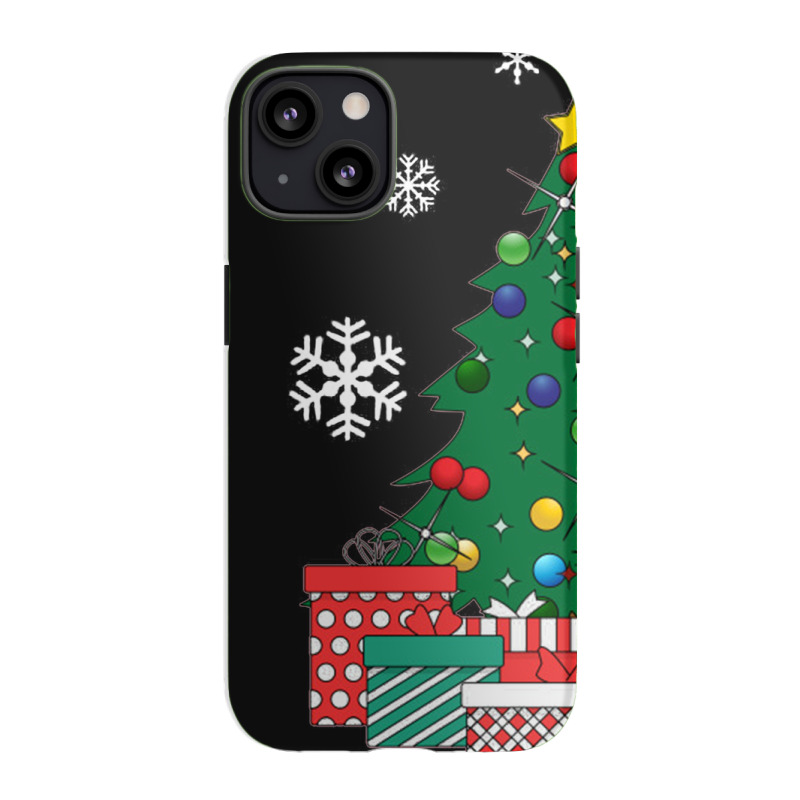 Olive Oyl Around The Christmas Tree Popeye Iphone 13 Case | Artistshot