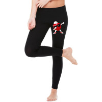 Funny Valentines Day Dabbing Heart For Kids Adults Valentine Long Slee Legging | Artistshot