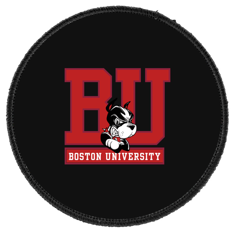 Boston-university Bu Terriers Round Patch. By Artistshot