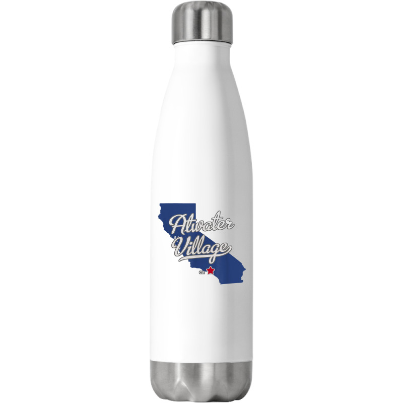 Atwater Village California Los Angeles Ca Map T Shirt Stainless Steel Water Bottle | Artistshot