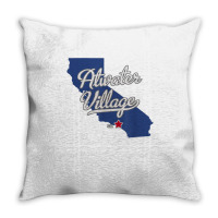 Atwater Village California Los Angeles Ca Map T Shirt Throw Pillow | Artistshot