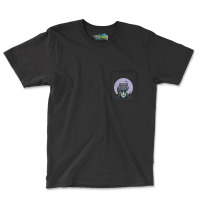 Black Cat Vampire Dracula And Magic Anime Halloween Fire Pocket T-shirt | Artistshot