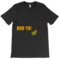 Boo Ya! (black)-halloween Ghost Shirt Halloween Unisex Shirt Halloween T-shirt | Artistshot