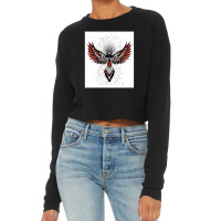 Divine Crow Woman Cropped Sweater | Artistshot