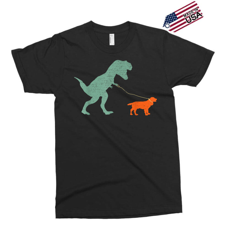 Dog Dinosaur   Vintage T Rex & English Springer Spaniel T Shirt Exclusive T-shirt | Artistshot