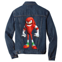 Super Red Hedgehog Men Denim Jacket | Artistshot