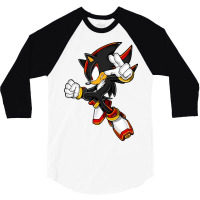 Super Black Hedgehog 3/4 Sleeve Shirt | Artistshot