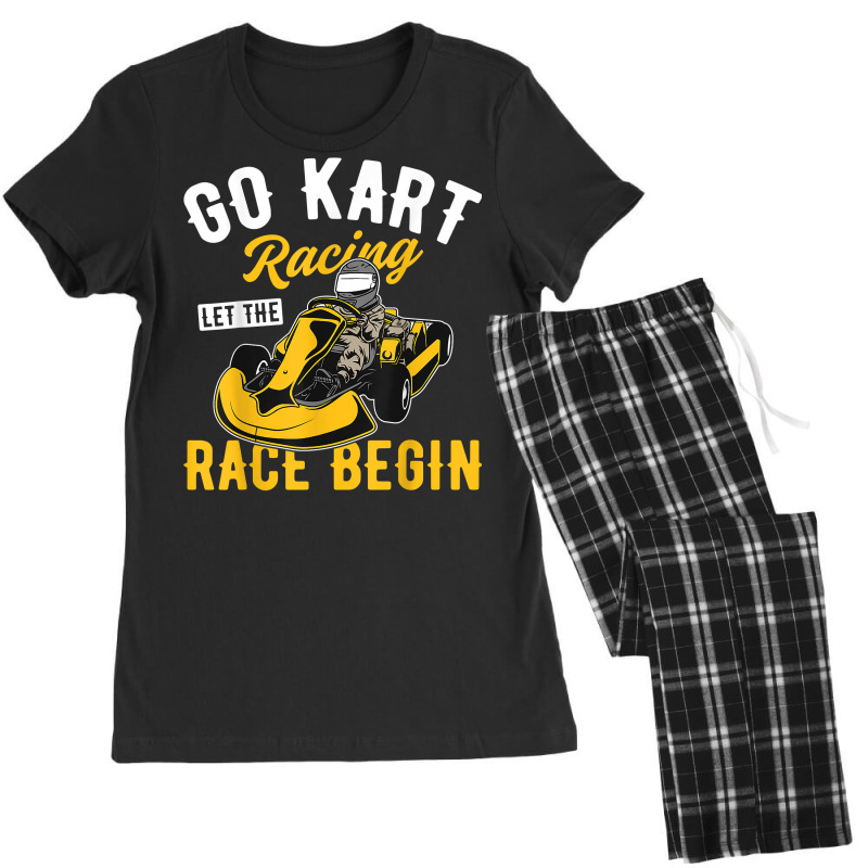 Go Kart Racing Racetrack Gokart Racer Go Kart Race T Shirt Women's Pajamas Set by woestebjparmal | Artistshot