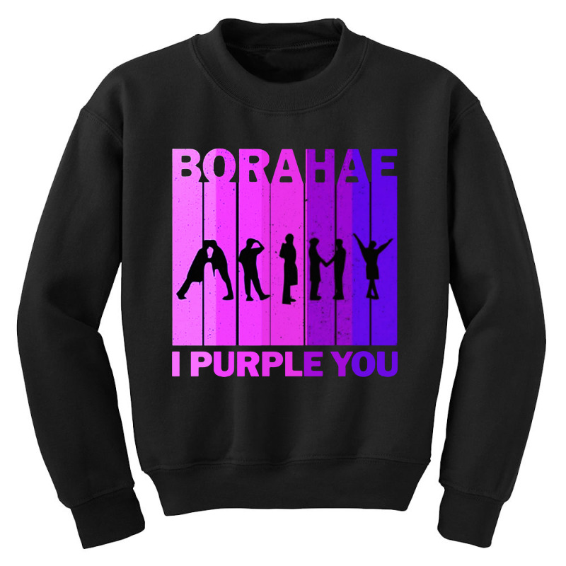 Borahae I Purple You Youth Sweatshirt | Artistshot