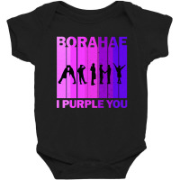 Borahae I Purple You Baby Bodysuit | Artistshot