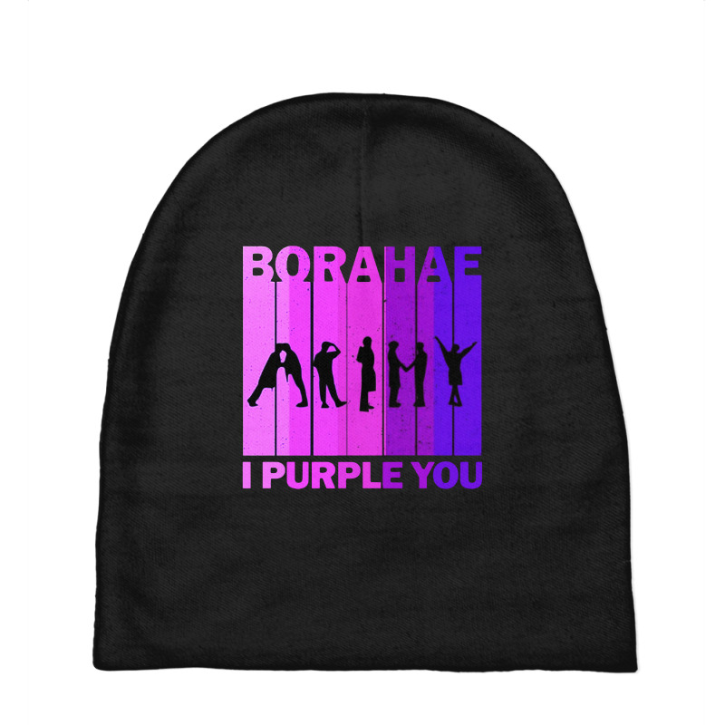 Borahae I Purple You Baby Beanies | Artistshot