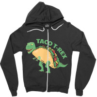 Taco T-rex Toddler Dinosaur Taco Lover Kids Foodie Costume Character V Zipper Hoodie | Artistshot