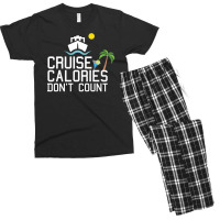 Cruise Calories Don't Count Men's T-shirt Pajama Set | Artistshot