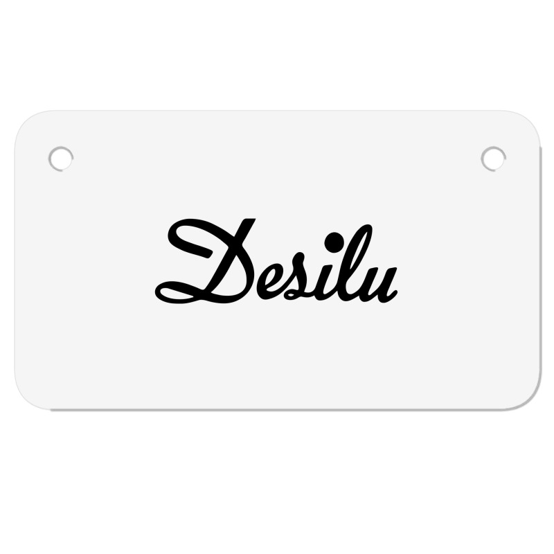 Desilu Productions Motorcycle License Plate | Artistshot