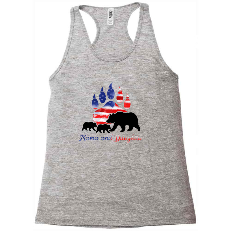 Mama And Daughter America For Light Racerback Tank by autlu2024 | Artistshot