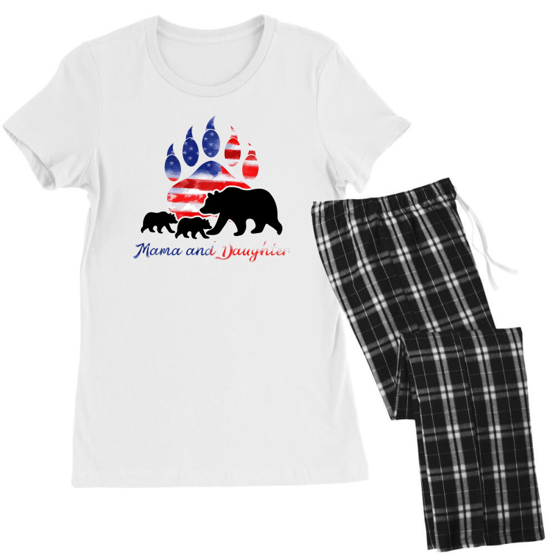 Mama And Daughter America For Light Women's Pajamas Set by autlu2024 | Artistshot