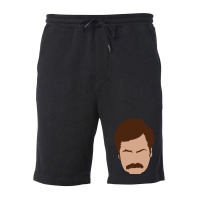 Funny Gifts Ron Swanson Day Gift Fleece Short | Artistshot