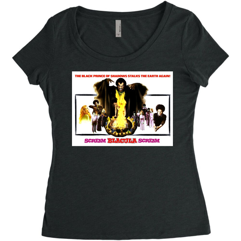 Music Retro Vampires Gift Men Women's Triblend Scoop T-shirt by ArtistKelton | Artistshot