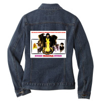 Music Retro Vampires Gift Men Ladies Denim Jacket | Artistshot